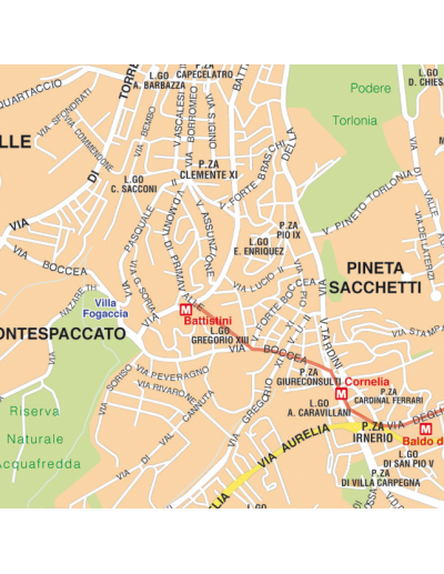 Mappa di Roma GRA - MAGNETICA 120 x 120 cm