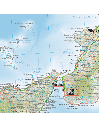 Mappa Italia Stradale MAGNETICA 120x135 cm