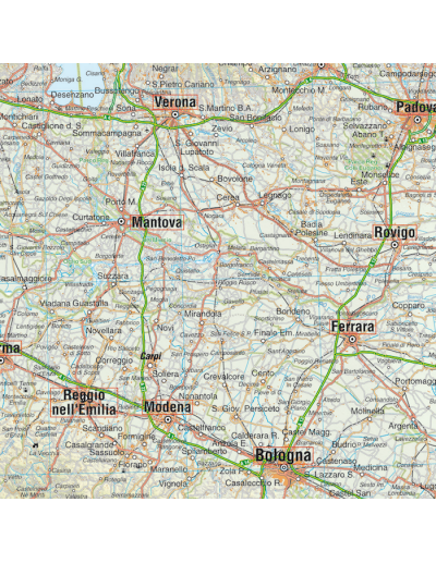 Mappa Italia Stradale MAGNETICA 120x135 cm