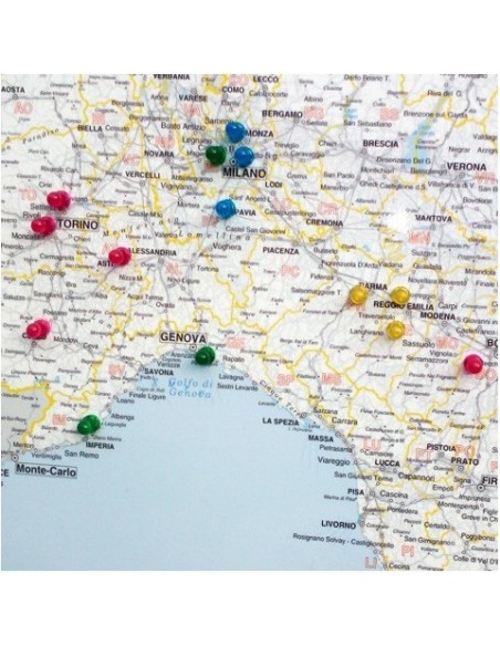 Mappa Italia MAGNETICA - 100x120 cm