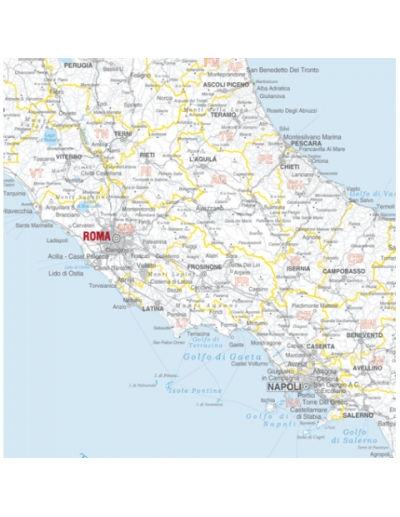 Mappa Italia MAGNETICA - 100x120 cm