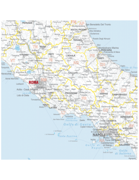 Mappa Italia MAGNETICA - 100x120 cm