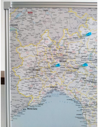 Mappa Italia MAGNETICA - 100x120 cm