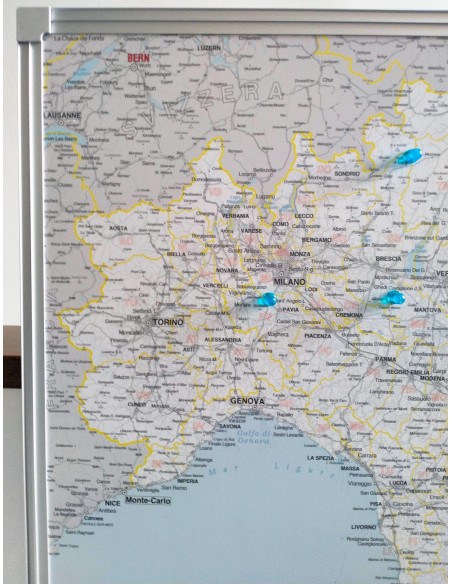 Mappa Italia MAGNETICA - 100x120 cm