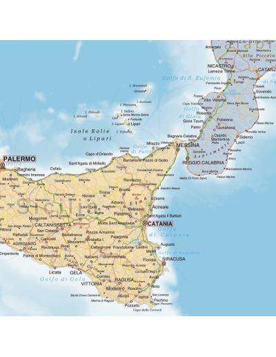 Mappa Italia Politica MAGNETICA 120x135 cm