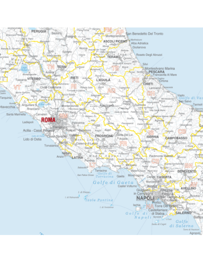 Mappa Italia MAGNETICA - 120x135 cm