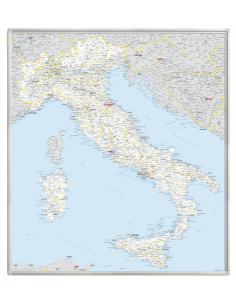 Mappa Italia MAGNETICA - 120x135 cm