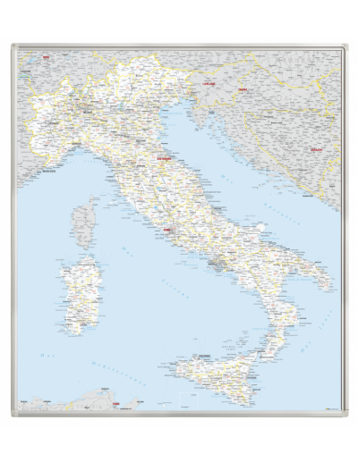 Mappa Italia MAGNETICA - 120x135 cm