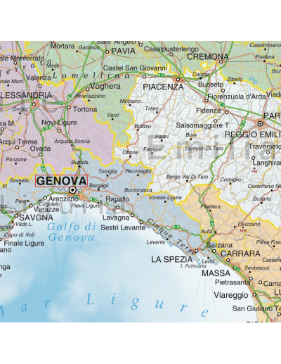 Mappa Italia Politica MAGNETICA 100x120 cm