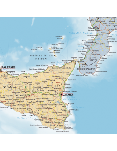 Mappa Italia Politica MAGNETICA 100x120 cm