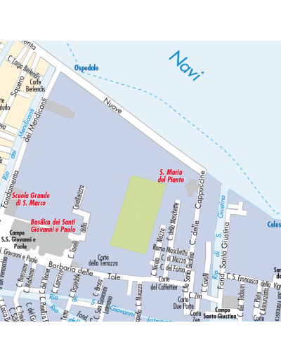 Mappa di Venezia MAGNETICA 120x80 cm