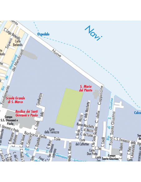 Mappa di Venezia MAGNETICA 120x80 cm