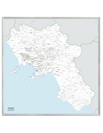 Mappa dei comuni della Campania MAGNETICA...