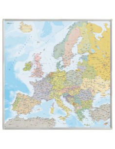 Mappa dell'Europa Stradale MAGNETICA 120x120 cm