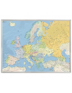 Mappa dell'Europa Fisica MAGNETICA 120x160 cm