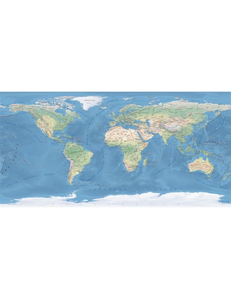 Mappa del Mondo Fisica MAGNETICA - 100 x 50 cm