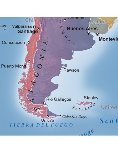 Mappa del Mondo Politica MAGNETICA - 100 x 50 cm