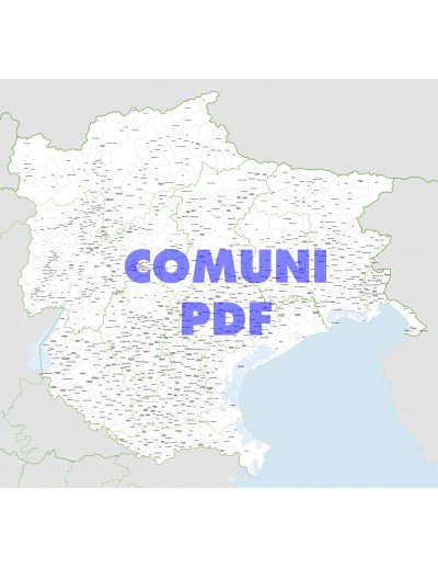 Mappa dei comuni del Triveneto pdf