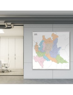 Mappa dei comuni della Lombardia MAGNETICA 2
