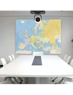 Mappa dell'Europa Fisica - PANNELLO 120x160 cm 2