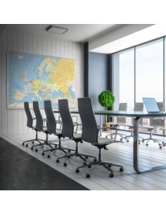 Mappa dell'Europa Fisica MAGNETICA 120x160 cm 2