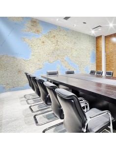 Mappa dell'Europa Stradale - PANNELLO 300x170 cm 2