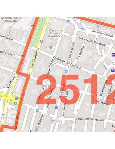 Mappa dei cap di Brescia jpg