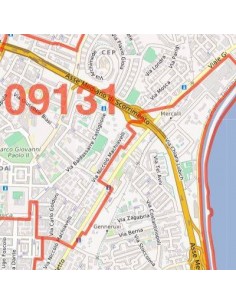 Mappa dei cap di Cagliari jpg 2