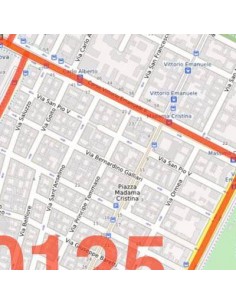 Mappa dei cap di Torino jpg 2