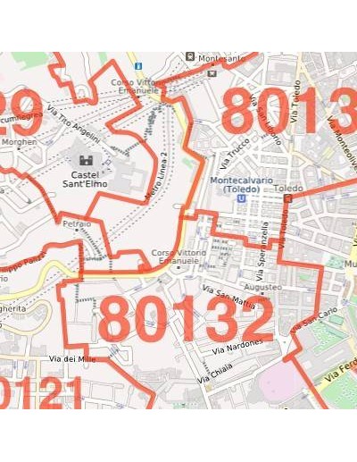 Carte dei CAP delle 41 città jpg