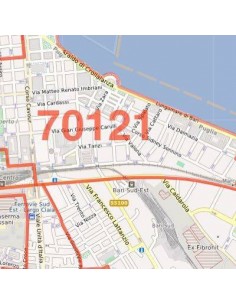 Mappa dei cap di Bari jpg 2