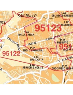 Mappa di Catania jpg 1:100.000 con CAP 2