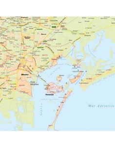 Mappa di Venezia jpg 1:100.000 con CAP