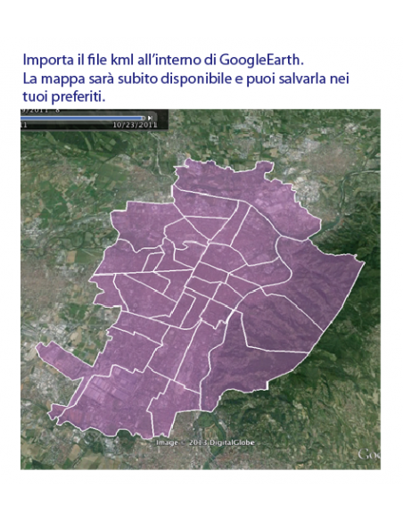 Mappe dei CAP delle 41 città KML