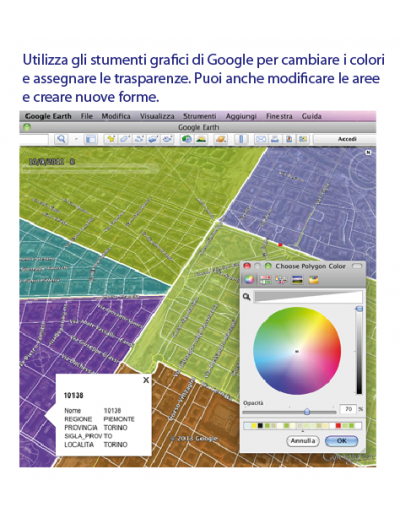 Mappe dei CAP delle 41 città KML