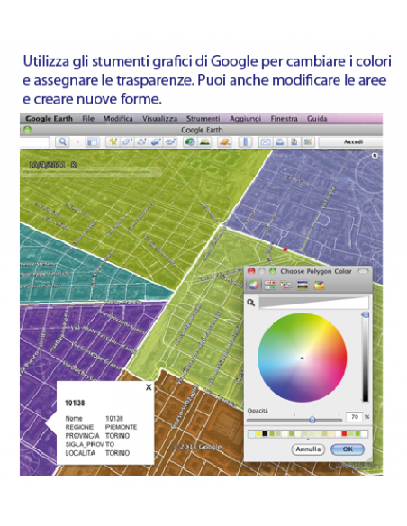 Mappe dei CAP delle 41 città KML