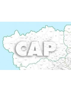 Mappa dei comuni e CAP della Valle d'Aosta jpg