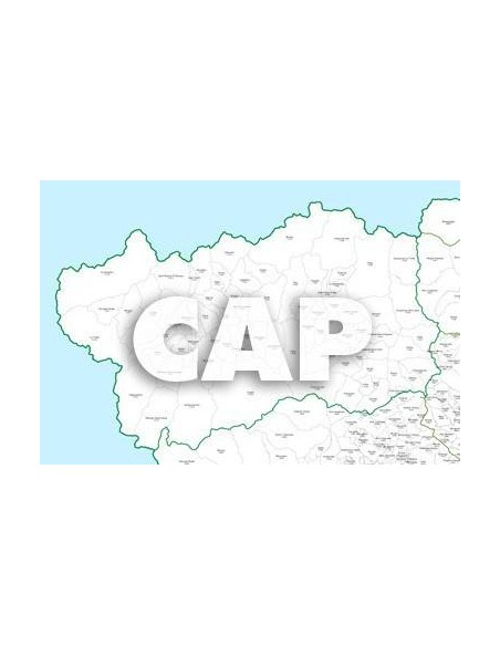 Mappa dei comuni e CAP della Valle d'Aosta jpg