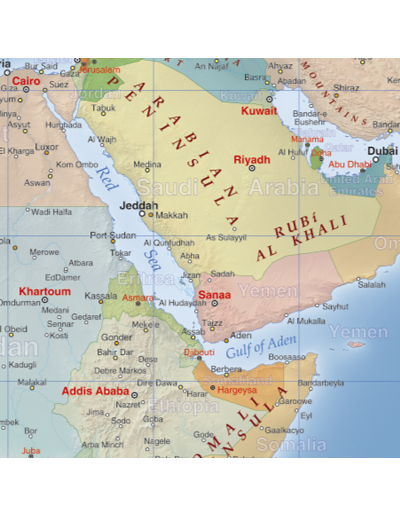 Mappa del Mondo MAGNETICA - 200 x 100 cm
