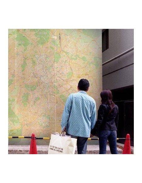 Mappa dei CAP di Roma GRA - Poster 150x150 cm