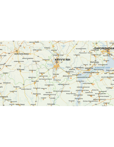 Mappa dell'Europa Stradale - PANNELLO 300x170 cm