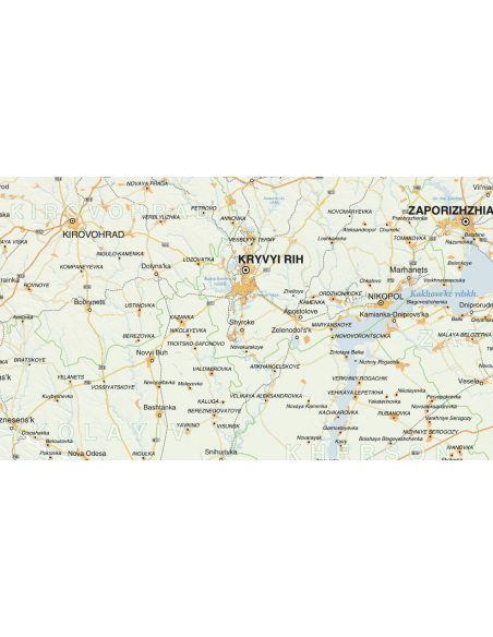 Mappa dell'Europa Stradale - PANNELLO 300x170 cm