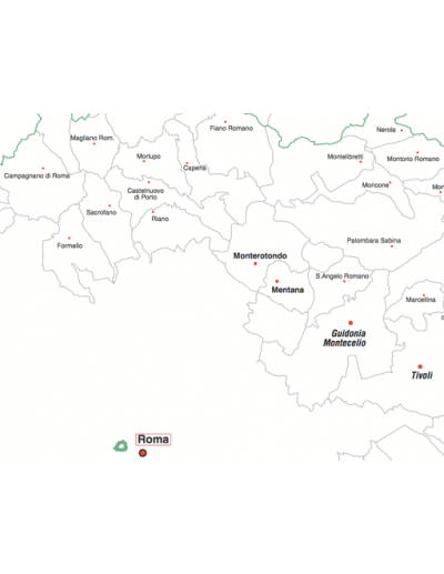 Mappa dei Comuni del Sud Italia - PANNELLO...