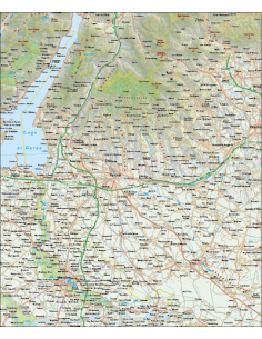Mappa della Provincia di Verona - PANNELLO 100x120