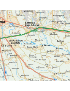 Mappa della Provincia di Verona - PANNELLO 100x120 2