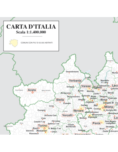 Mappa dell'Italia Amministrativa - PANNELLO...
