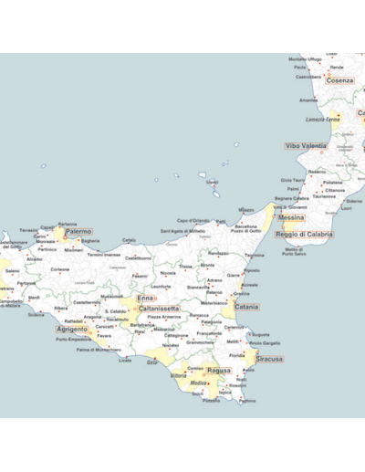 Mappa dell'Italia Amministrativa - PANNELLO...